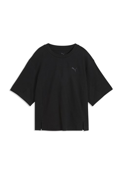 PUMA HER RELAXED T-SHIRT - Basic T-shirt - black — photo 4