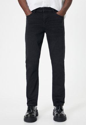 FLORAL CUT  - Broek - black