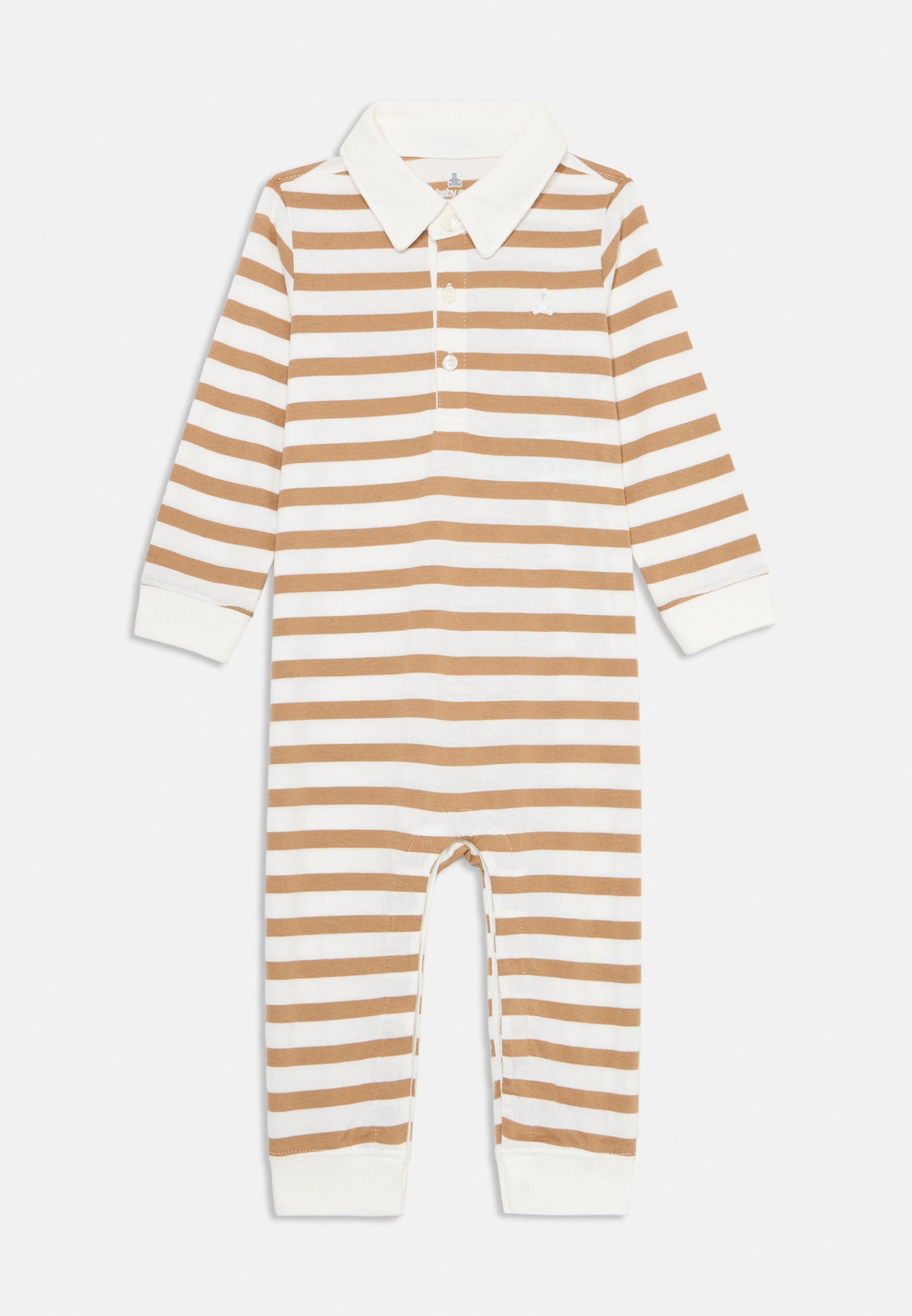 Salopette Bébé Rayée Crème/Marine H&M Taille 12-18 Mois - Coton - Occasion Très Bon État