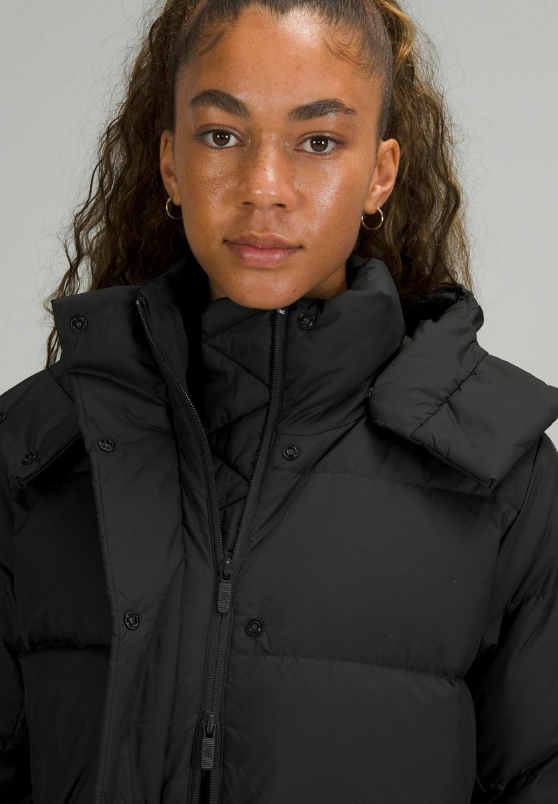 lululemon WUNDER PUFF LONG - Daunenjacke - black/schwarz - Zalando.de