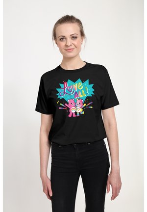 CARE BEARS TOGETHERNESS LOVE ALL - T-shirts print - black