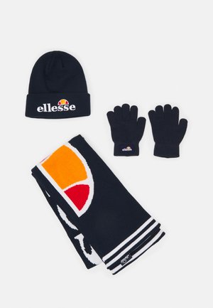 VELLARI JUNIOR BEANIE GLOVES SCARF SET UNISEX - Scarf - navy