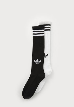 KNEE UNISEX 2 PACK - Knestrømper - white/black