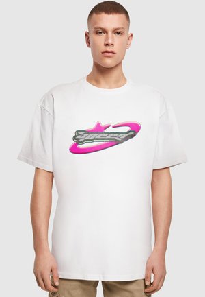 Upscale by Mister Tee SPEED LOGO  - Marškinėliai su spaudiniu - white