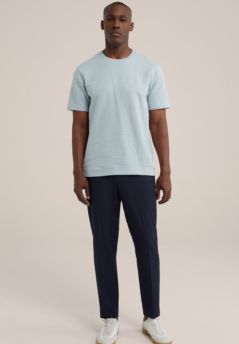 WE Fashion T-shirt basic lichtblauw