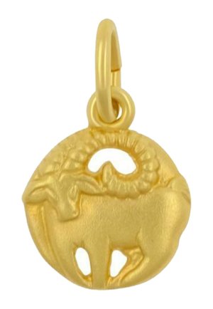 MUAU Schmuck STERNZEICHEN WIDDER  - Anhänger - gelbgold-coloured