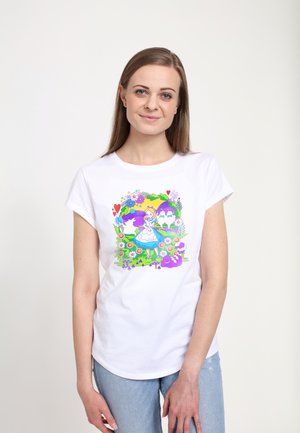 Henry Tiger ALICE IN WONDERLAND ALICE PSYCHEDELIC SCENE  - T-shirt z nadrukiem