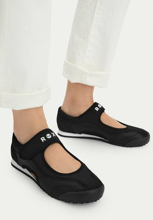 Roxy, ROXY SNEAKERS WOMEN'S BLACK 5907964020592 - Ballerina's met enkelbandjes - black