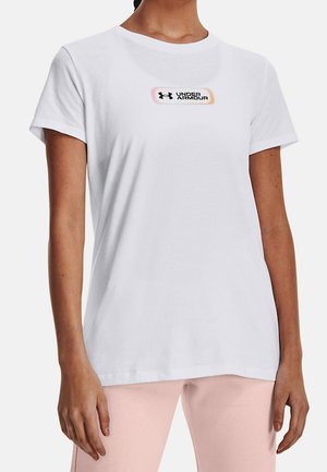 T-shirt med print - white