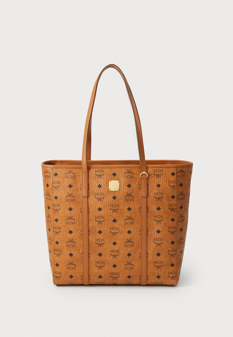 MCM - TONI SHOPPER  - Shopping bag - cognac, Suurenna