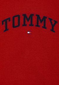 Tommy Hilfiger VARSITY EMBROIDERY TEE - Majica kratkih rukava s printom - dark magma