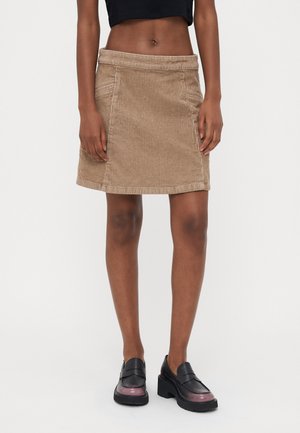 VMKATA SHORT SKIRT  - A-line skjørt - silver mink