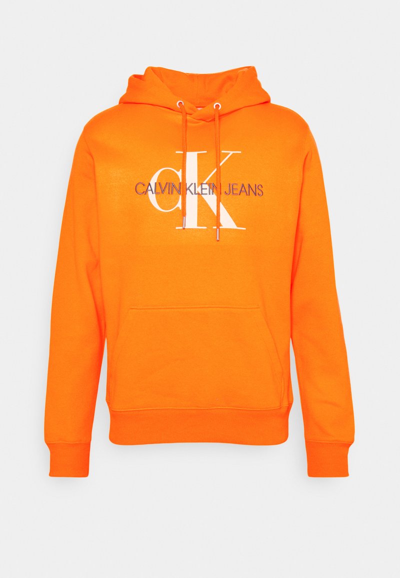 Orange calvin klein hoodie Clearance