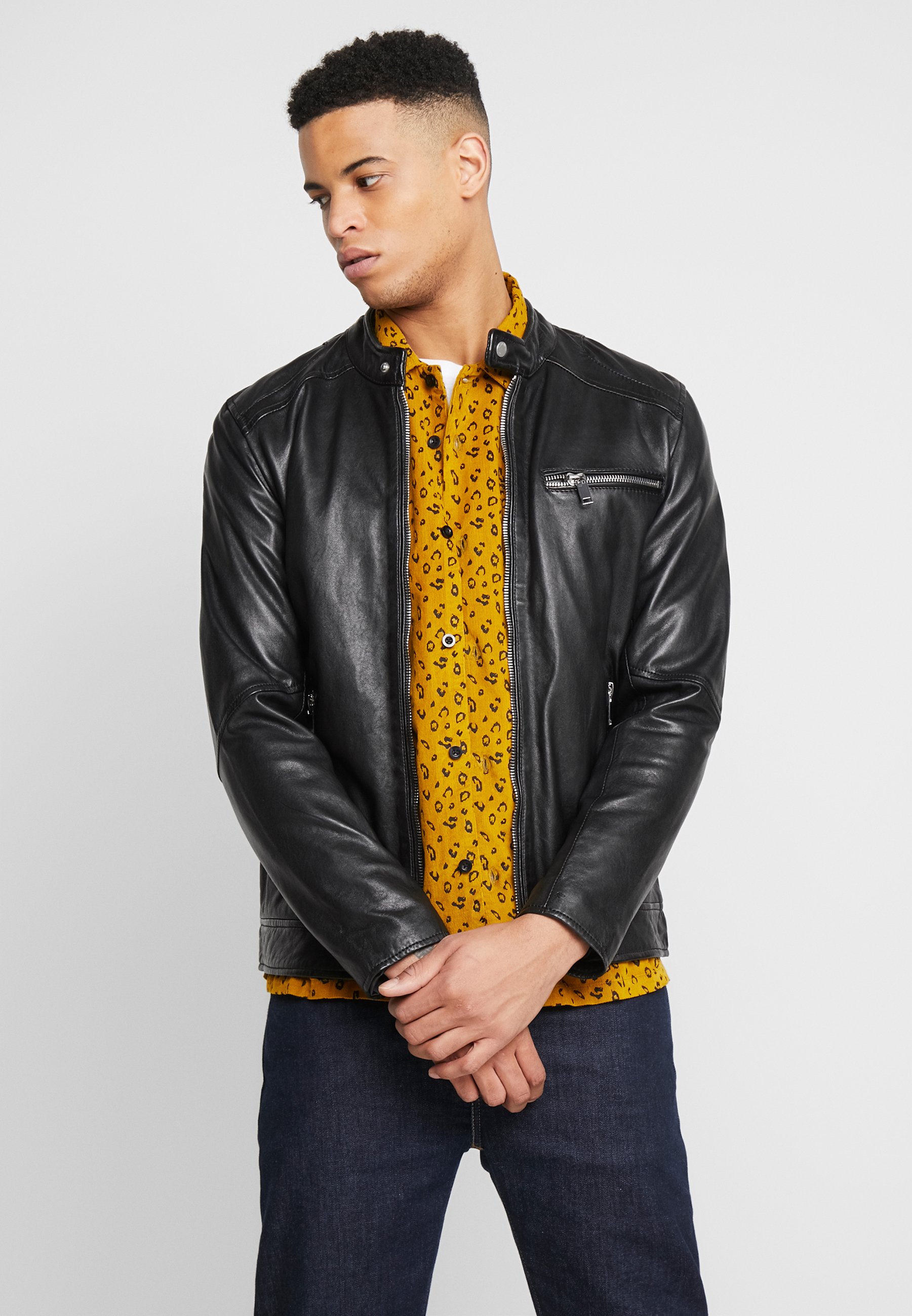 Freaky Nation LUCKY JIM Leren jas black Zalando.nl Freaky Nation LUCKY JIM Leren jas cypriss Zalando.nl