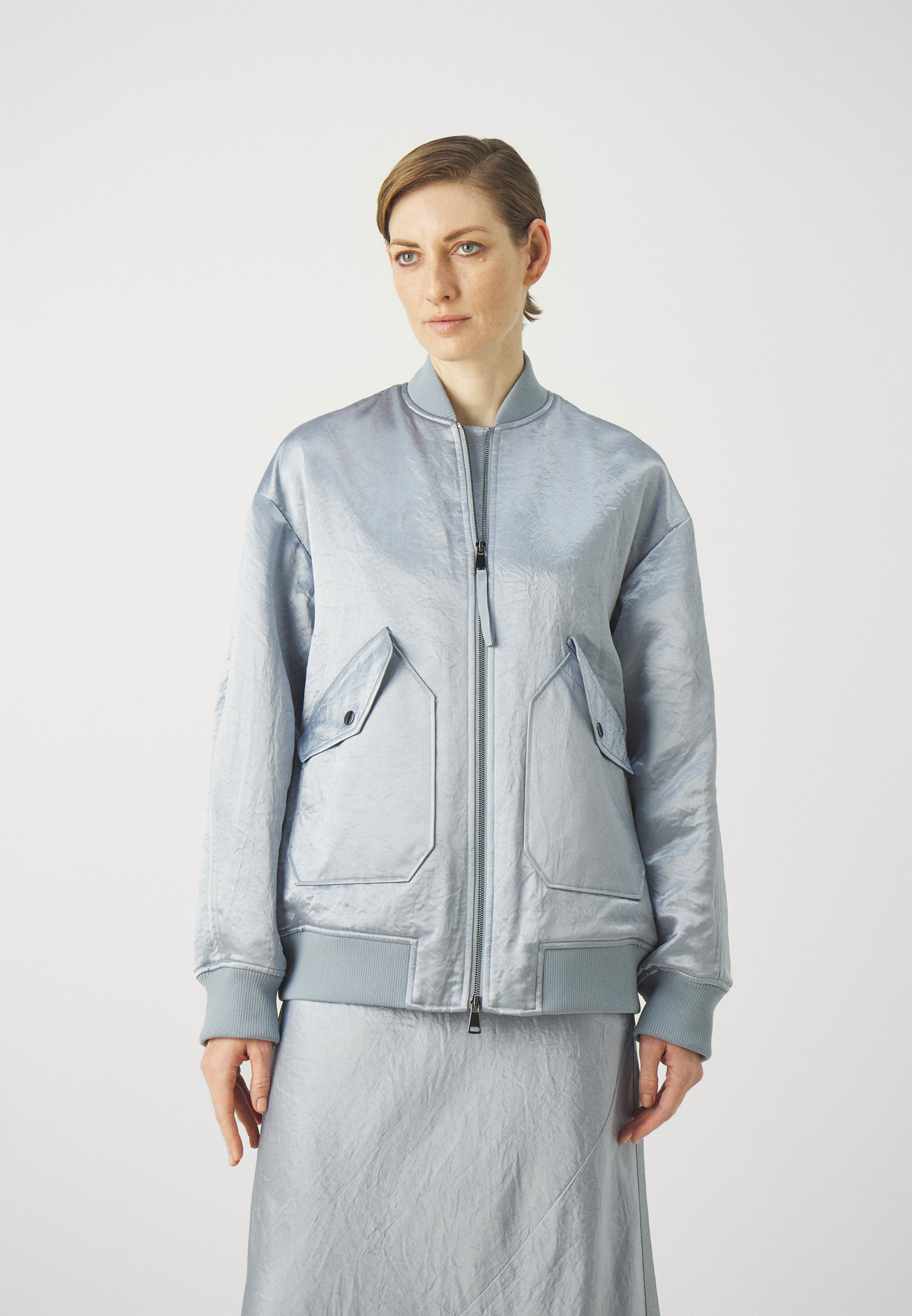 Max Mara Leisure IMELDE - Bomber Jacket - cielo/light blue 