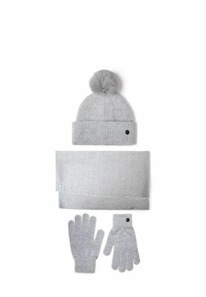 3 PIECES WINTER SET - Bufanda - grey