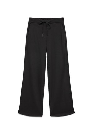 Vero Moda VMEVA WIDE STRING PANT - Tracksuit bottoms - black