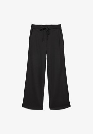 Vero Moda VMEVA WIDE STRING PANT - Tracksuit bottoms - black