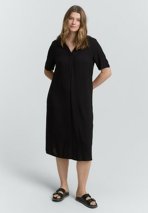 PLUS SIZE MIDI - Day dress - deep black