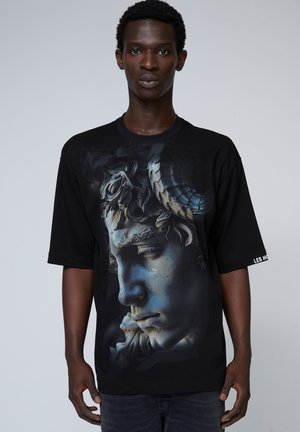 Print T-shirt - black