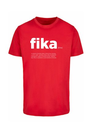 Mister Tee, FIKA DEFINITION - T-shirt con stampa - cityred