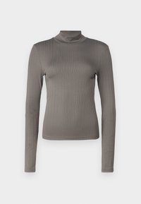 NMELLIE FUNNEL NECK  - Maglietta a manica lunga - charcoal gray