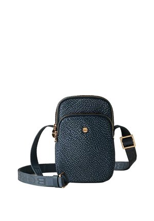 Borbonese CROSSBODY PHONE HOLDER - Pochette pour téléphone - blue