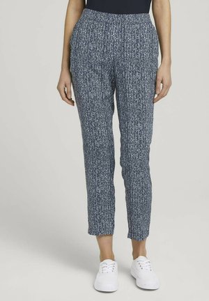 LOOSE FIT - Broek - blue minimal design vertical