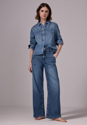 Street One Studio, WIDE LEG - Flared Jeans - blau