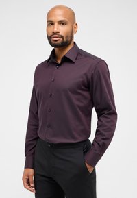 Eterna Zakelijk overhemd - burgunder