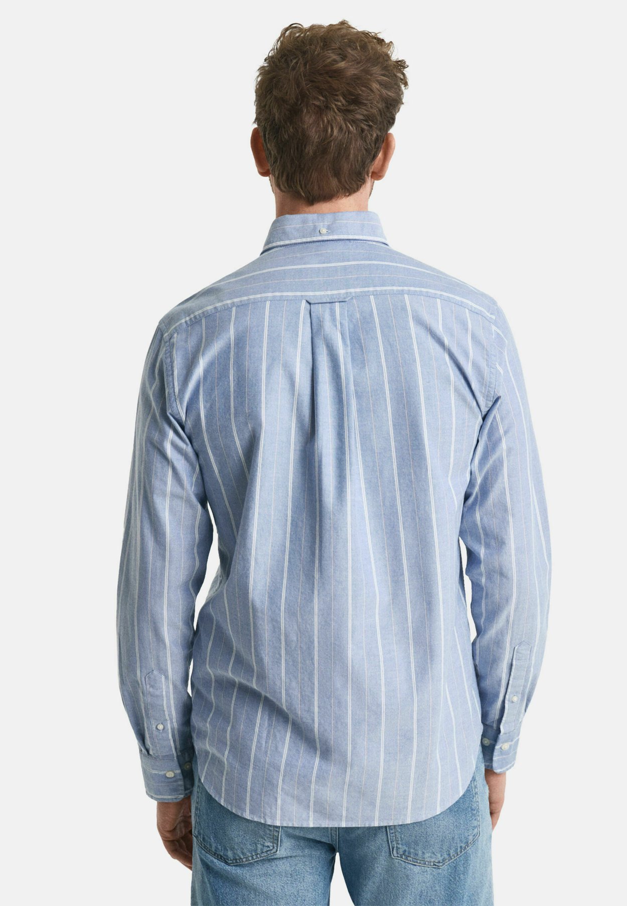 REGULAR FIT STRIPED OXFORD