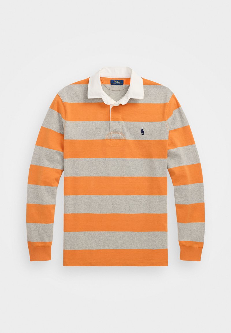 Polo Ralph Lauren THE ICONIC RUGBY SHIRT - Polosärk - bedford orange/andover heather