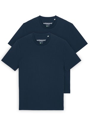2ER PACK  - Basic T-shirt - french navy