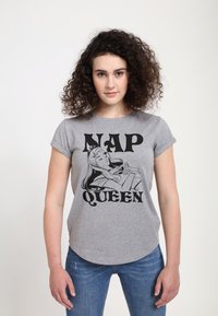 Henry Tiger SLEEPING BEAUTY AURORA NAP QUEEN - Triko s potiskem - melange grey