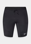 STRIDE HALF - Legging court de running - black/reflective silver-coloured