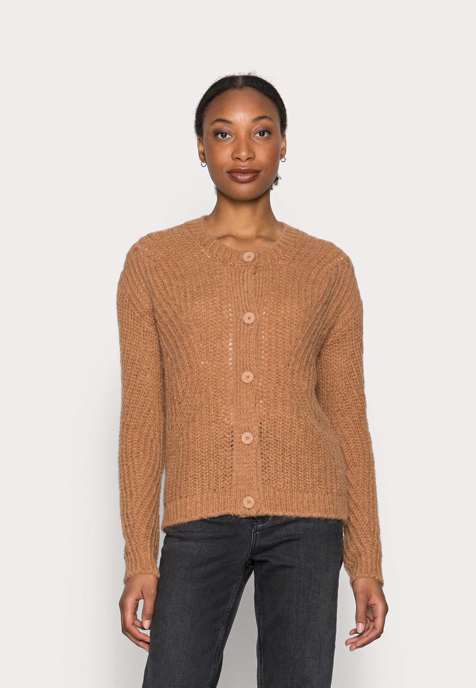 Esprit Collection CARDIGAN - Chaqueta de punto - caramel/marrón claro -  Zalando.es
