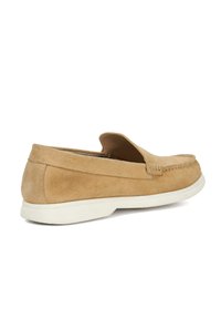 Dune London WIDE FIT BUFTON - Slip-ons - sand