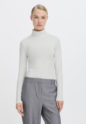 b.young, PAMILA ROLL NECK - T-shirt à manches longues - off white