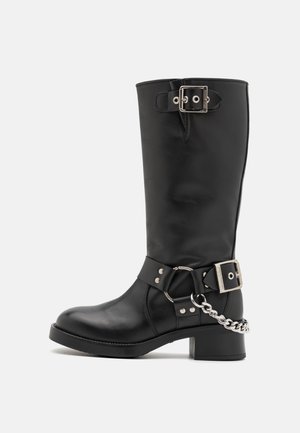 Bottes de cowboy / motard - black