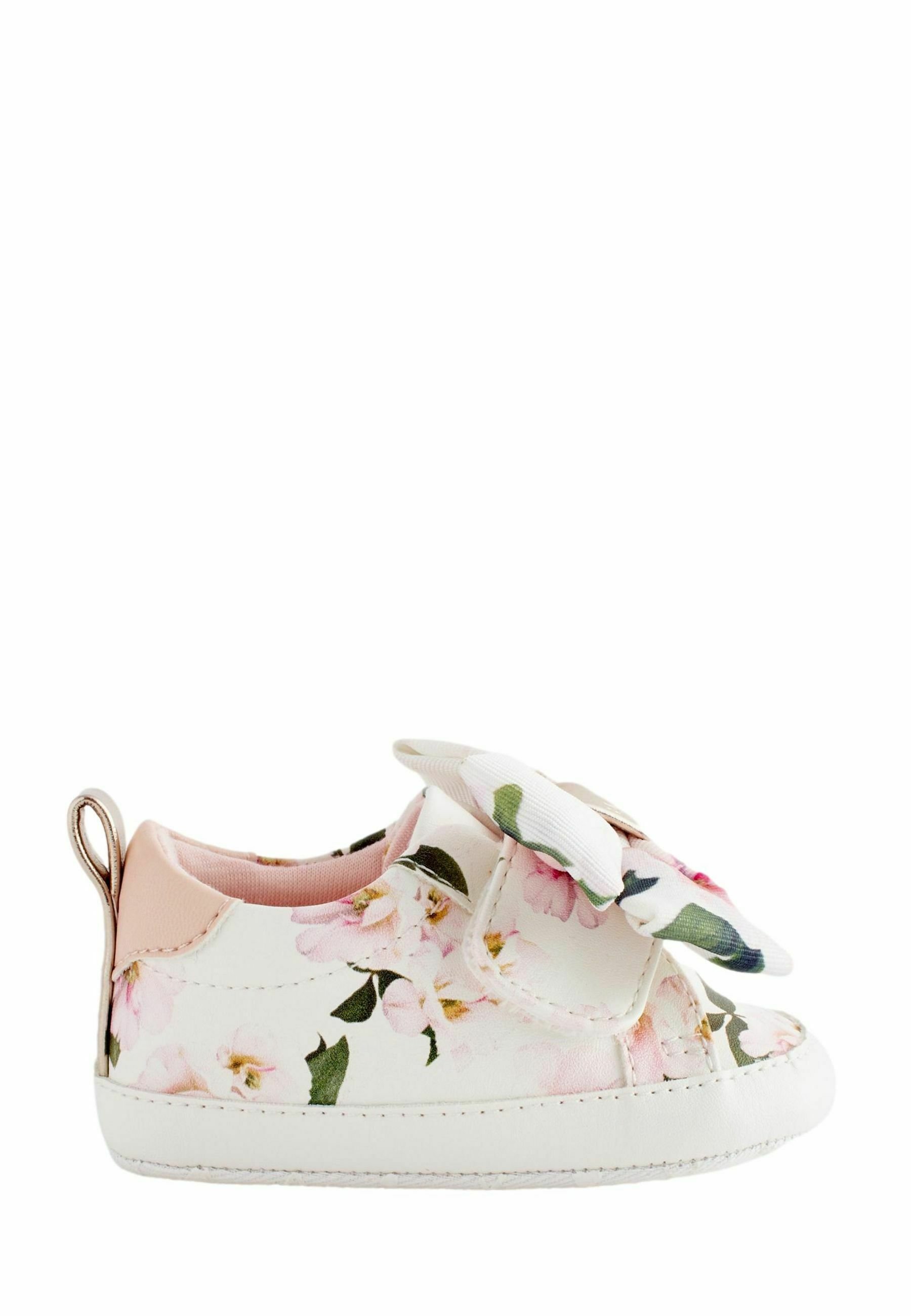 Baker by Ted Baker BAKER BY TED BAKER GIRLS FLORAL ORGANZA BOW WHITE  TRAINERS - Baby shoes - white - Zalando.de