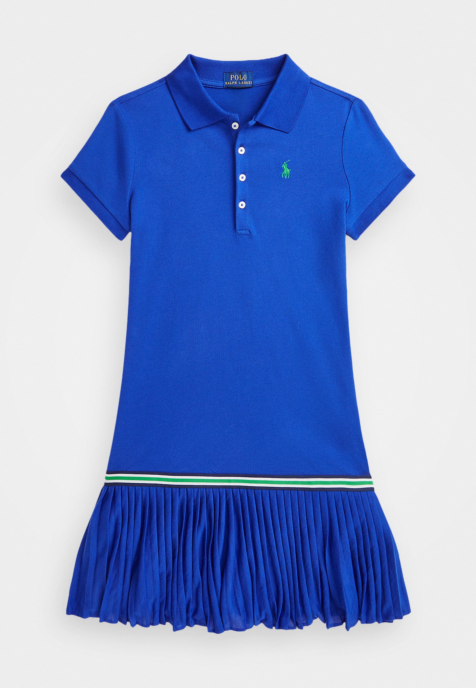 Polo Ralph Lauren PLEATED STRETCH MESH POLO DRESS Robe de jour