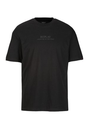 T-shirt con stampa - black