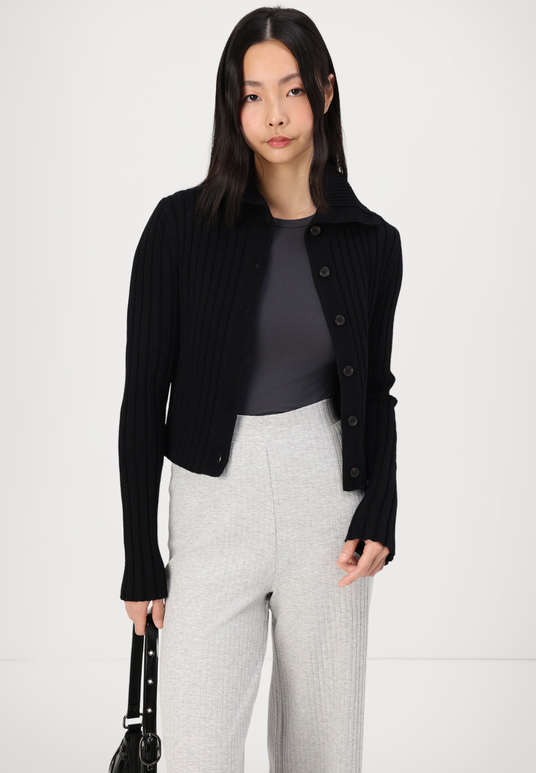 Weekday NADJA HALTERNECK - Top - black - Zalando.co.uk