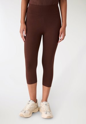 Terranova, TINTA UNITA - Leggings - cacao