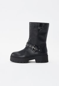 KRIS BOOT - Škornji s platformo - black