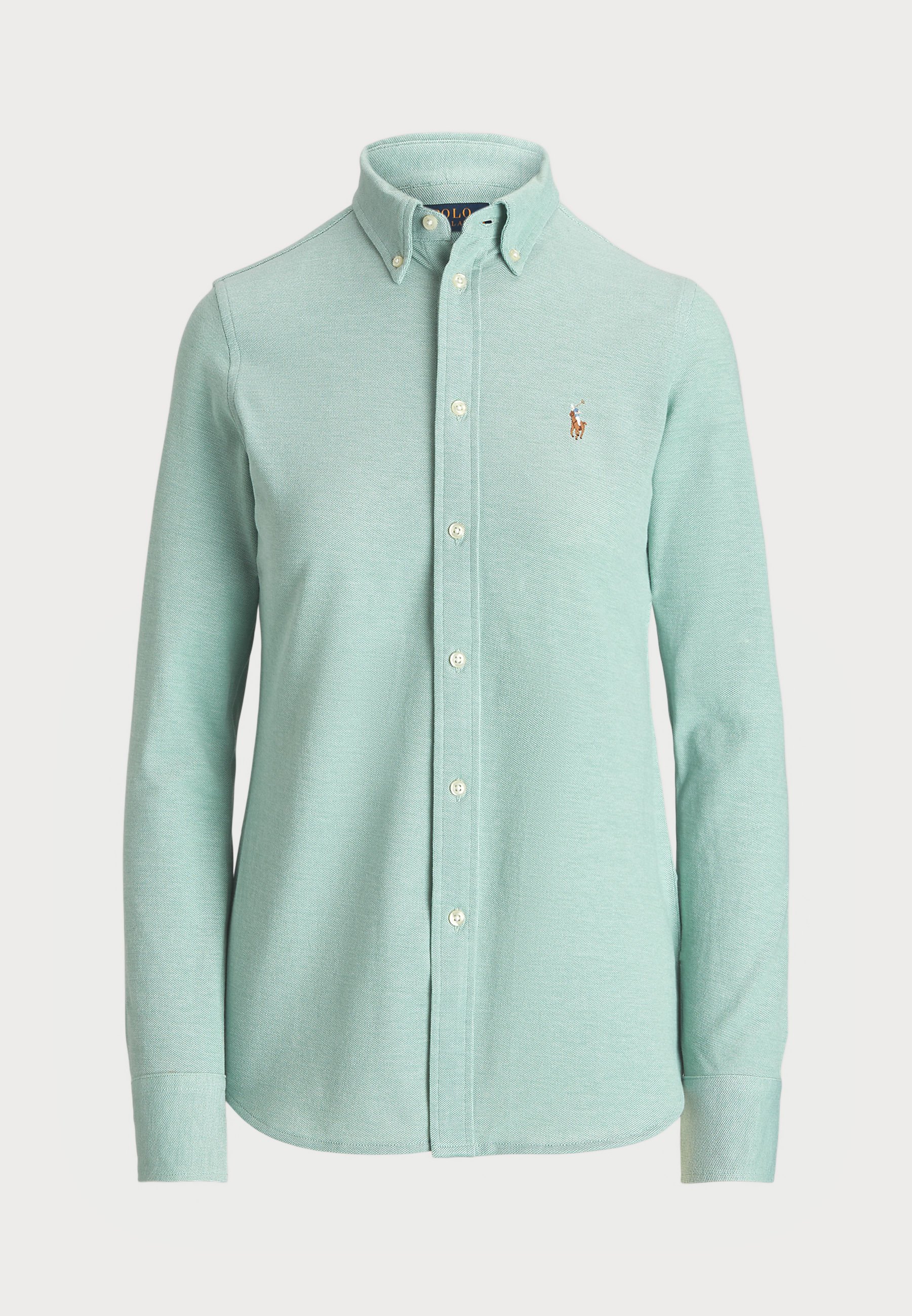 売れ筋商品|||ラルフローレン シャツ レディース トップス Button-down blouse - haven green Polo Ralph Lauren LONG SLEEVE BUTTON FRONT SHIRT - Button