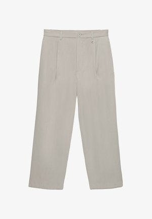 PULL&BEAR, TAILORED FIT DARTED - SMART TROUSERS - Pantalon classique - stone
