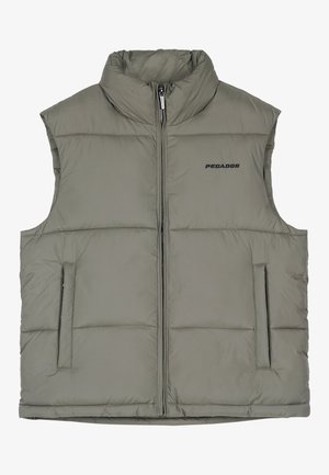 Pegador LANDIN PUFFER VEST - Väst - mud olive