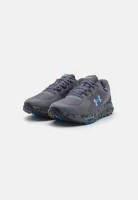 Under Armour BANDIT TRAIL 3 - Chaussures de running - castlerock/anthracite/horizon blue