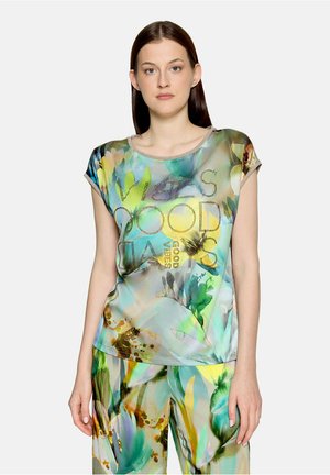 Betty Barclay BETTY BARCLAY MIT AUFDRUCK BLUSENSHIRT - Bluse - mint nature